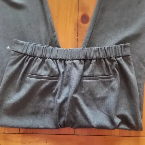 Banana Republic Hayden Pant - Gray, Elastic Back, Ankle Length - Size 10 - Picture 11 of 15